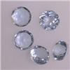 Image 1 : 1.10 CTS LOT OF ROUND AQUAMARINE 4 MM