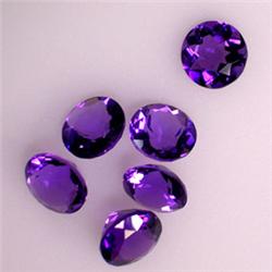 4.30 CTS LOT OF ROUND AMETHYST 6 MM