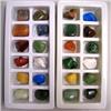 Image 1 : SET OF 2 NATURAL MULTISTONE COLLECTION BOXES