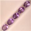 Image 1 : 4.95 CTS LOT OF OVAL AMETHYST 8x6 MM