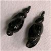 Image 1 : 4 CTS PAIR OF CARVED HAWAIIAN CORAL SNAILS 19x12 MM