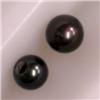 Image 1 : 3.5 MM PAIR OF JAPANESE AKOYA PEARLS - 1/2 DRILLED