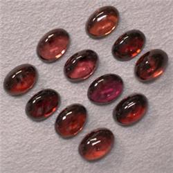 6.90 CTS LOT OF OVAL GARNET CABOCHON 6x4 MM