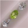 Image 1 : 1.10 CTS MIXED LOT OF PERIDOT AND AQUAMARINE - PERFECT FOR A THREE STONE RING