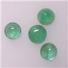 Image 1 : 1.74 CTS LOT OF ROUND EMERALD CABOCHON - DIFFERENT SIZES