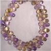 Image 1 : 96 CTS AMETRINE BRIOLETTE STRAND 8x6 MM