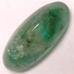 11.91 CTS OVAL EMERALD CABOCHON 20x9 MM