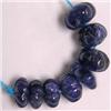 Image 1 : 21.60 CTS LOT OF CARVED SAPPHIRES RONDELLES 7-9 MM