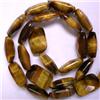 Image 1 : 18x13 MM FACETED RECTANGULAR TIGER EYE STRAND - 16 INCHES