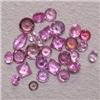 Image 1 : 2 CTS PARCEL OF ROUND MULTICOLOR SAPPHIRES 3-2 MM