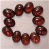 Image 1 : 15 CTS LOT OF OVAL GARNET CABOCHON 8x6 MM