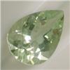 Image 1 : 4.77 CTS PEAR GREEN AMETHYST 14x10 MM