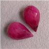 Image 1 : 8 CTS 2 FACETED RUBY BRIOLETTE 10X6 MM
