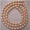 Image 1 : 6x4 MM FRESH WATER PEARL STRAND - 16 INCHES