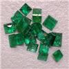 Image 1 : 3.20 CTS LOT OF SQUARE CUT EMERALD - DIFFERENT SIZES