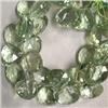 Image 1 : 445 CTS GREEN AMETHYST TEAR DROP STRAND 14x13 MM