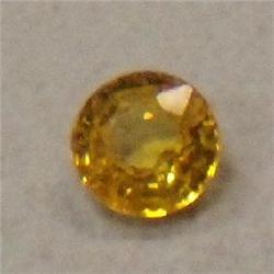 0.36 CTS ROUND SHAPED SAPPHIRE 4 MM - INCLUDED