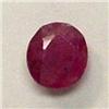 Image 1 : 1.30 CTS OVAL RUBY 6x5 MM