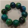 Image 1 : 17 MM LOT OF CHRISOCOLLA BEADS