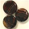 Image 1 : 110 CTS LOT OF COIN SHAPED AGATE BEADS 26 MM
