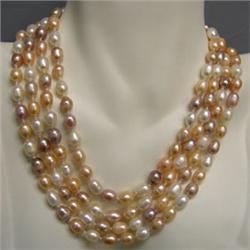 9x7 MM FRESH WATER PEARL INFINITY STRAND 64 INCHES