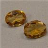 Image 1 : 2.55 CTS PAIR OF OVAL SHAPED CITRINE 9x7 MM