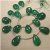 Image 1 : 95 CTS CHRISCOPRASSE TEAR DROP STRAND 16x11 MM