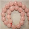 Image 1 : 12 MM ROSE QUARTZ STRAND - 16 INCHES