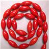 Image 1 : 13x5 MM BAMBOO CORAL STRAND - 16 INCHES