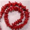 Image 1 : 10-3 MM FOUR STRAND OF BAMBOO CORAL -16 INCHES