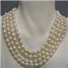 Image 1 : 7x8 MM FRESH WATER PEARL INFINITY STRAND 64 INCHES