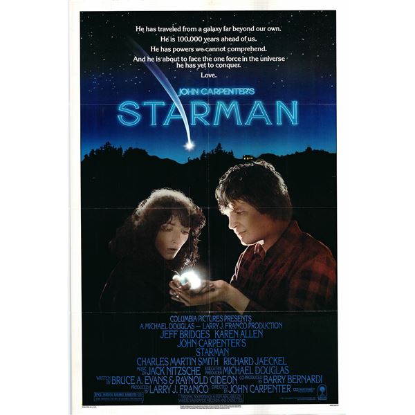 Starman original 1984 vintage one sheet poster