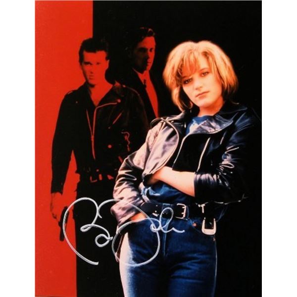 Briget Fonda signed promo photo