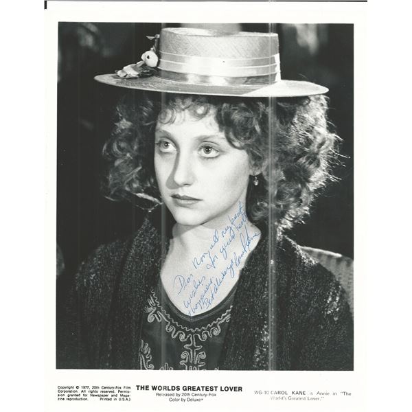 The World's Greatest Lover Carol Kane Signed Movie Photo