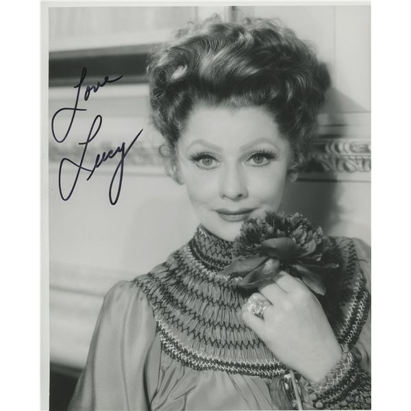 Lucille Ball signed photo