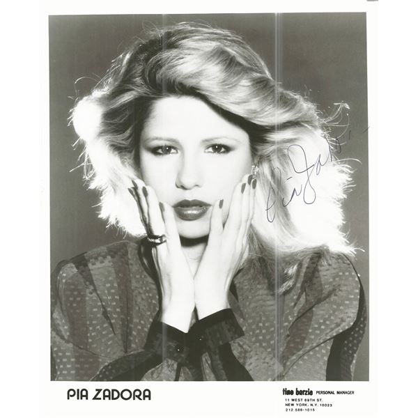 Pia Zadora Signed Photo