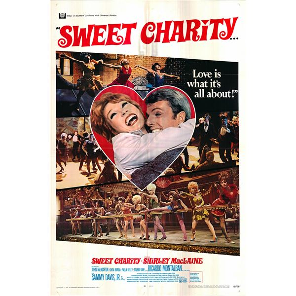 Sweet Charity original 1969 vintage one sheet movie poster