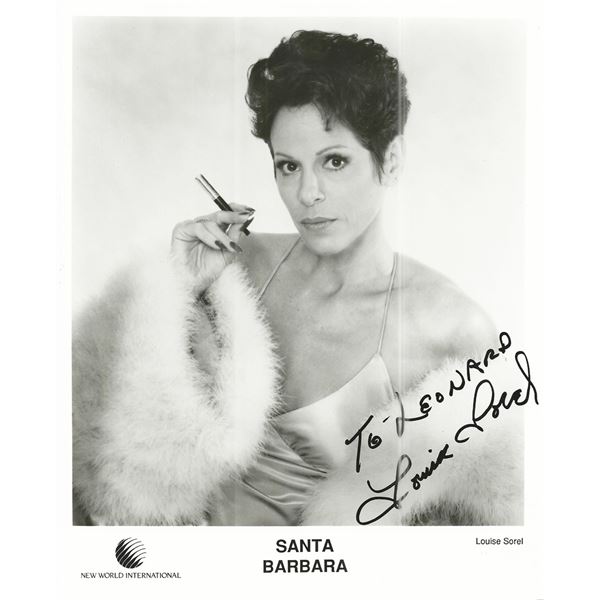 Santa Barbara Louise Sorel signed photo
