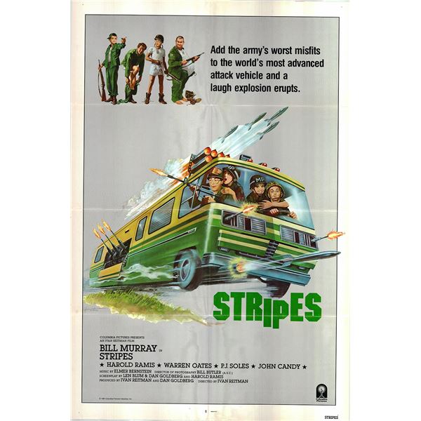 Stripes original 1981 vintage one sheet poster
