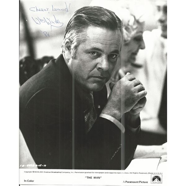 The Man William Windom Signed Movie Photo