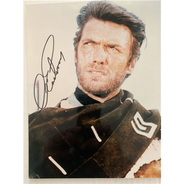 Clint Eastwood signed photo