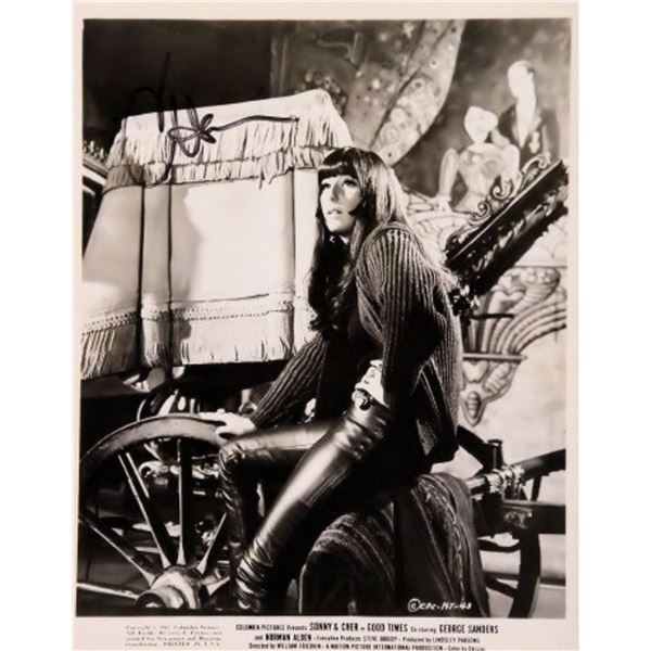 Cher signed promo photo