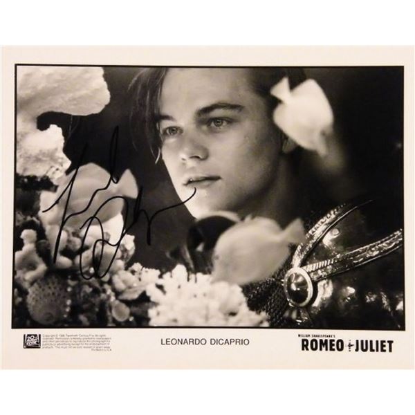 Leonardo DiCaprio signed Romeo and Juliet photo