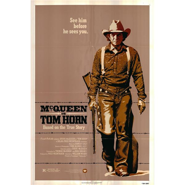 Tom Horn original 1980 vintage movie poster