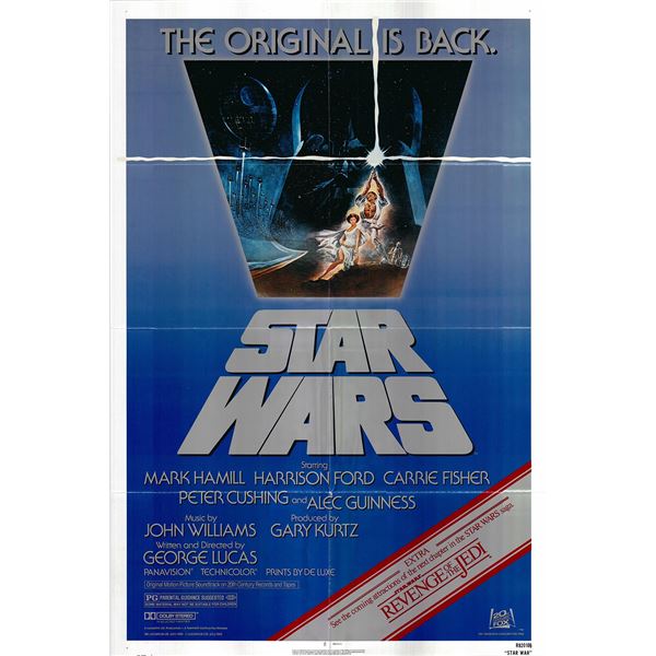 Star Wars original 1982 vintage one sheet poster