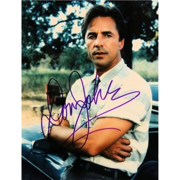Don Johnson signed photo
