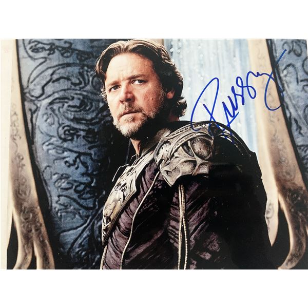 Man Of Steel Russell Crowe signed movie photo