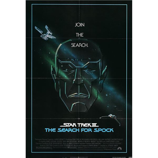 Star Trek III: The Search for Spock original 1984 vintage one sheet poster