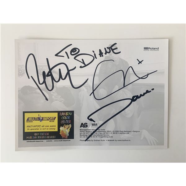 Lasgo signed promo card