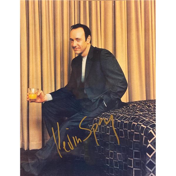 Kevin Spacey signed photo